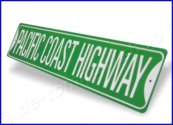 TARGA PACIFIC COAST HIGHWAY (12,5X60,5 cm) TARGA PACIFIC COAST HIGHWAY (12,5X60,5 cm)